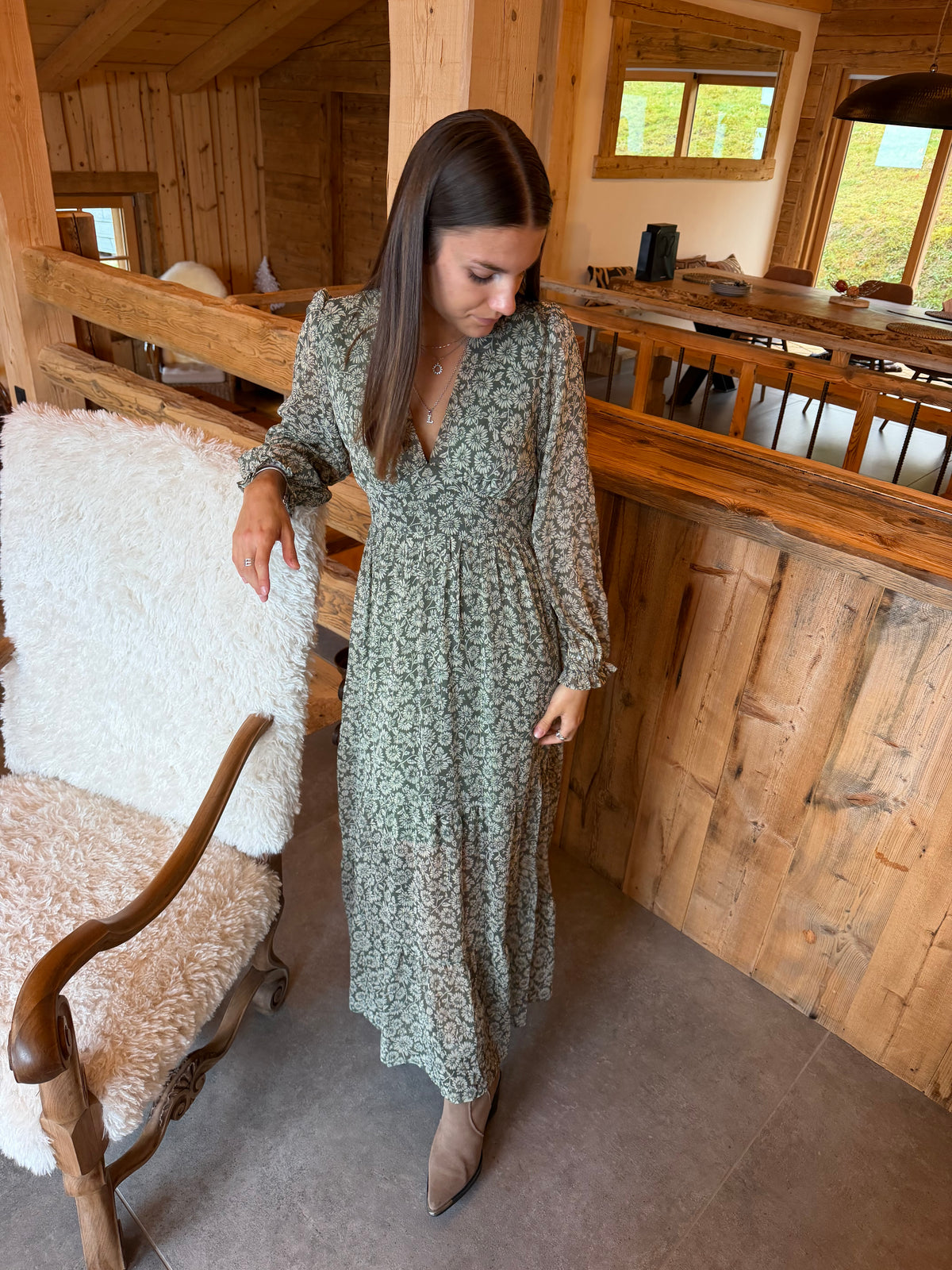 Robe VALENCIA manches longues
