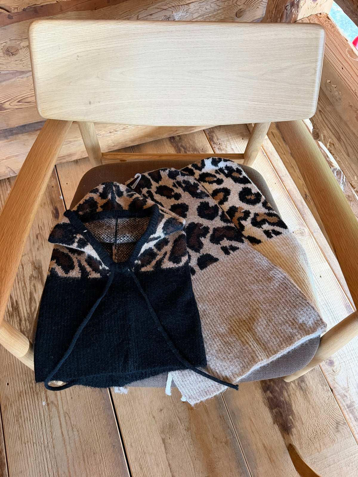Cagoule léopard