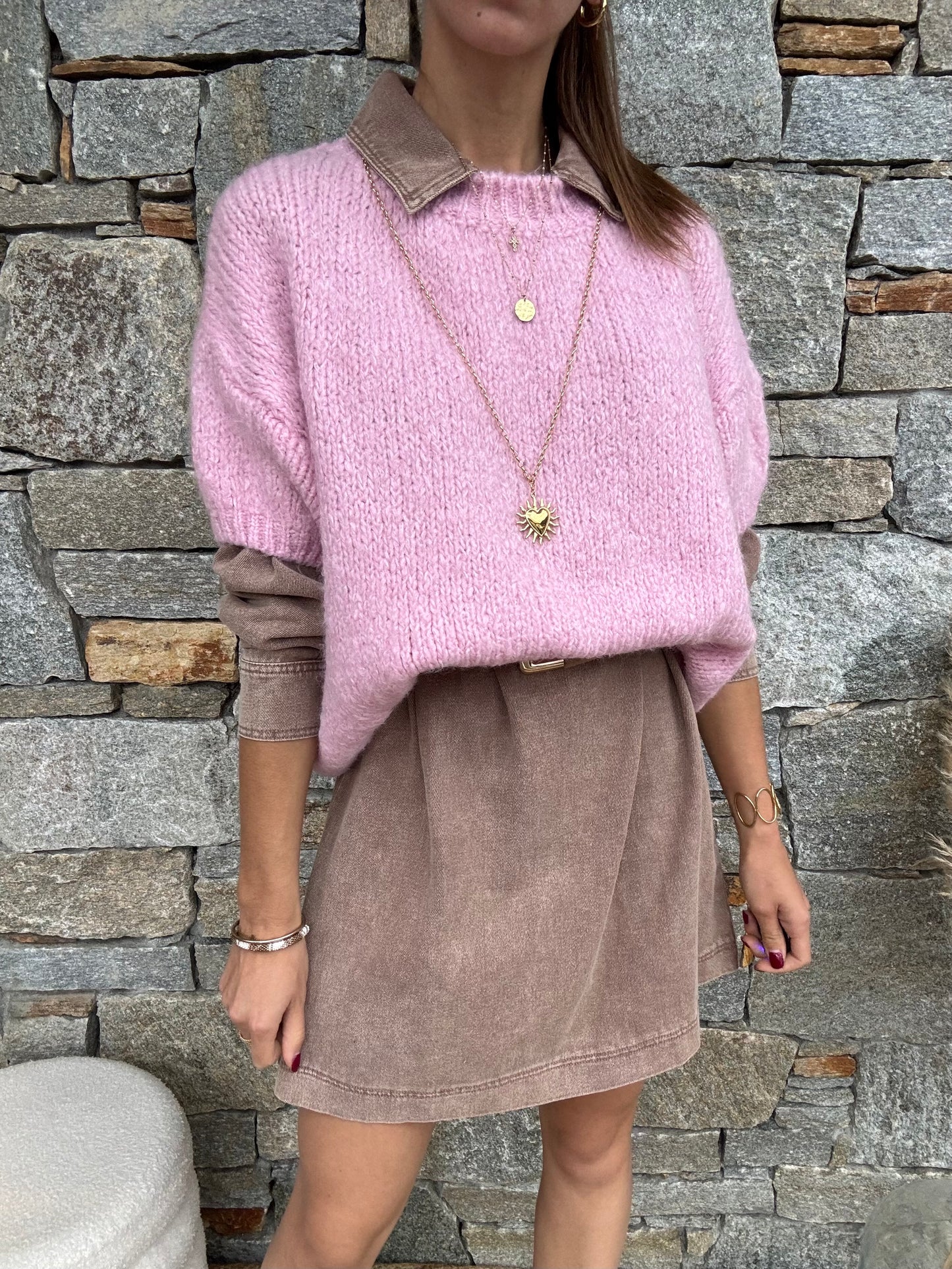Pull CAMOMILLE manches courtes 🇮🇹