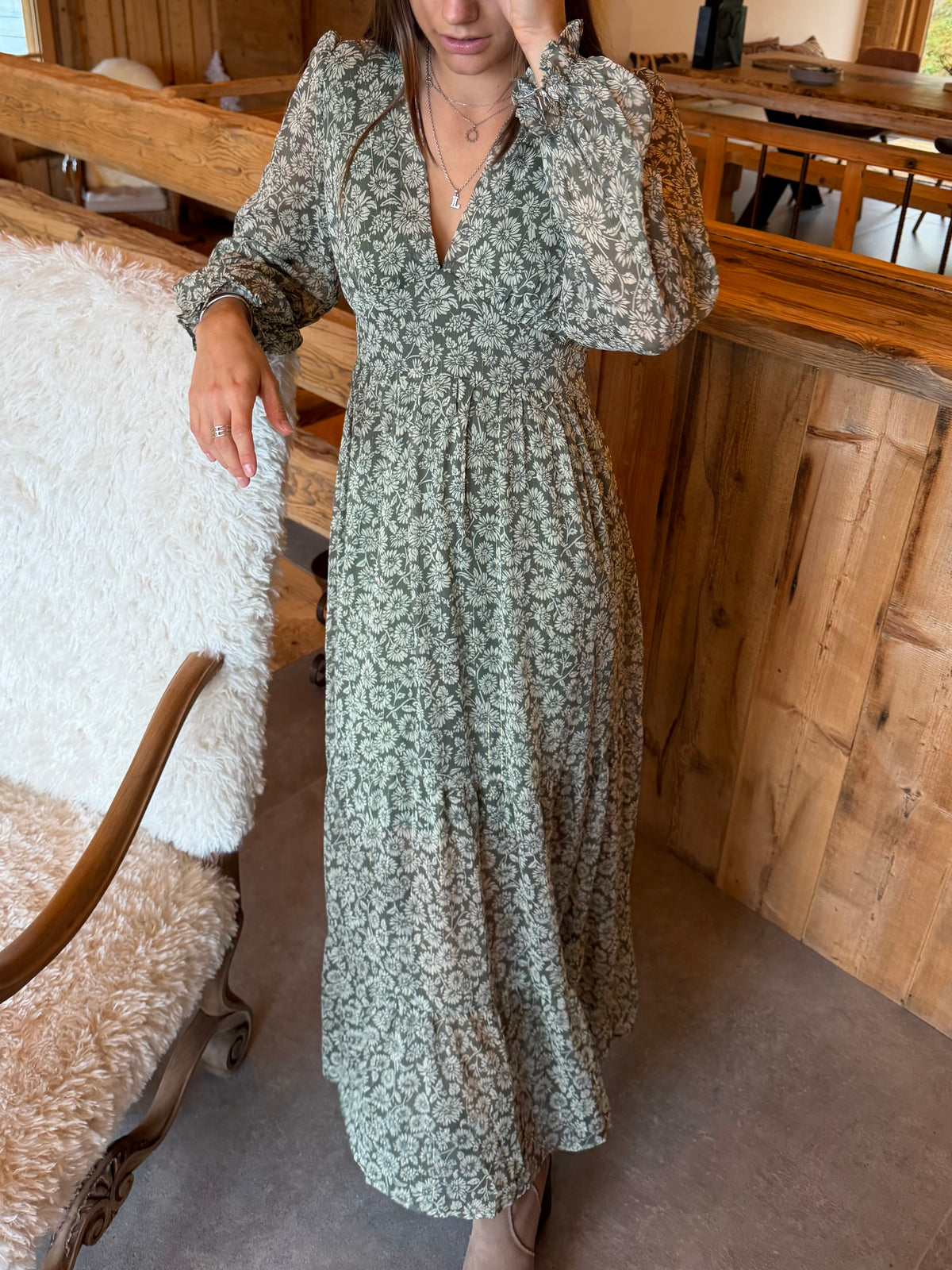 Robe VALENCIA manches longues