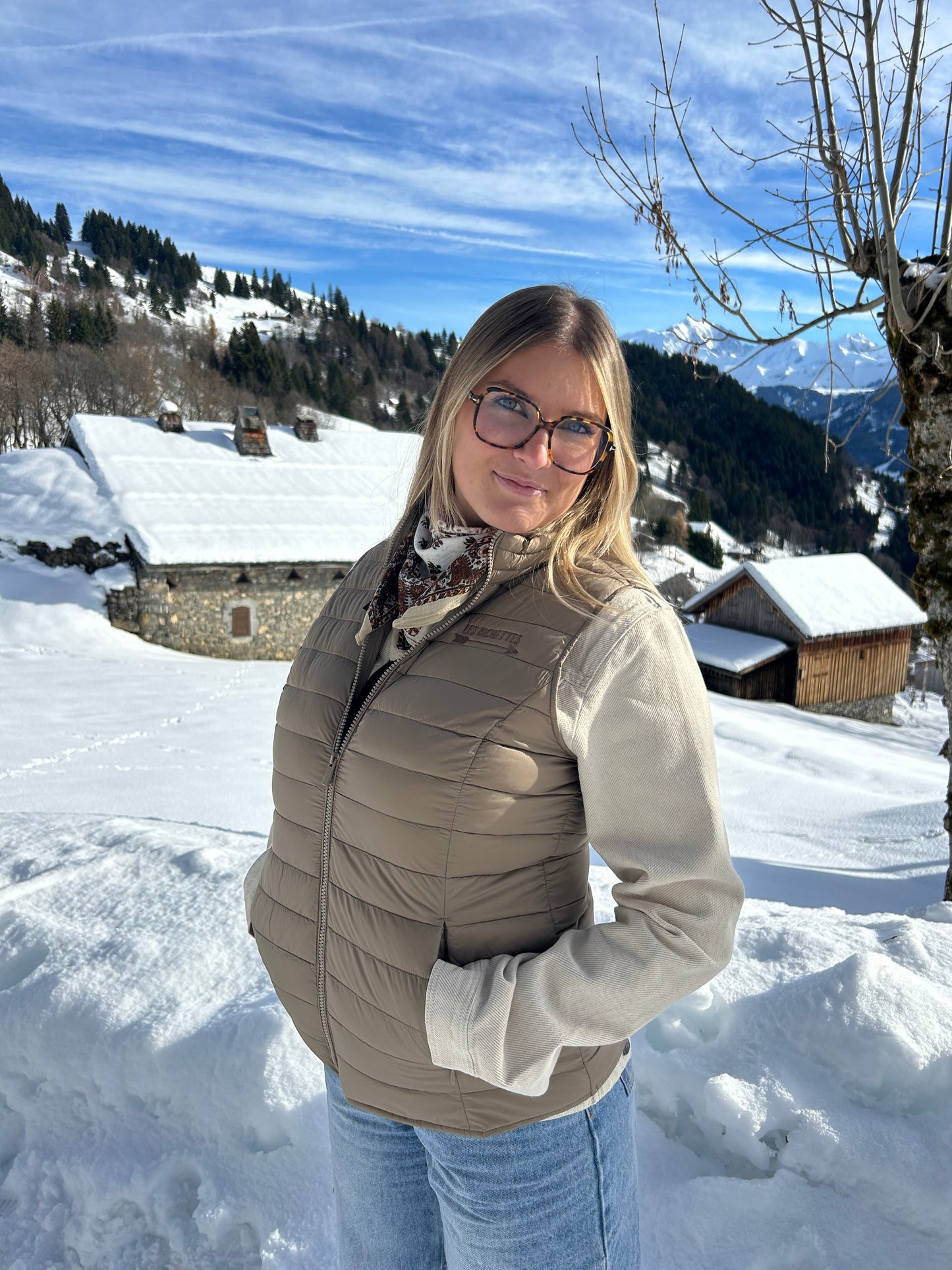 Doudoune sans manches CERF LES BICHETTES