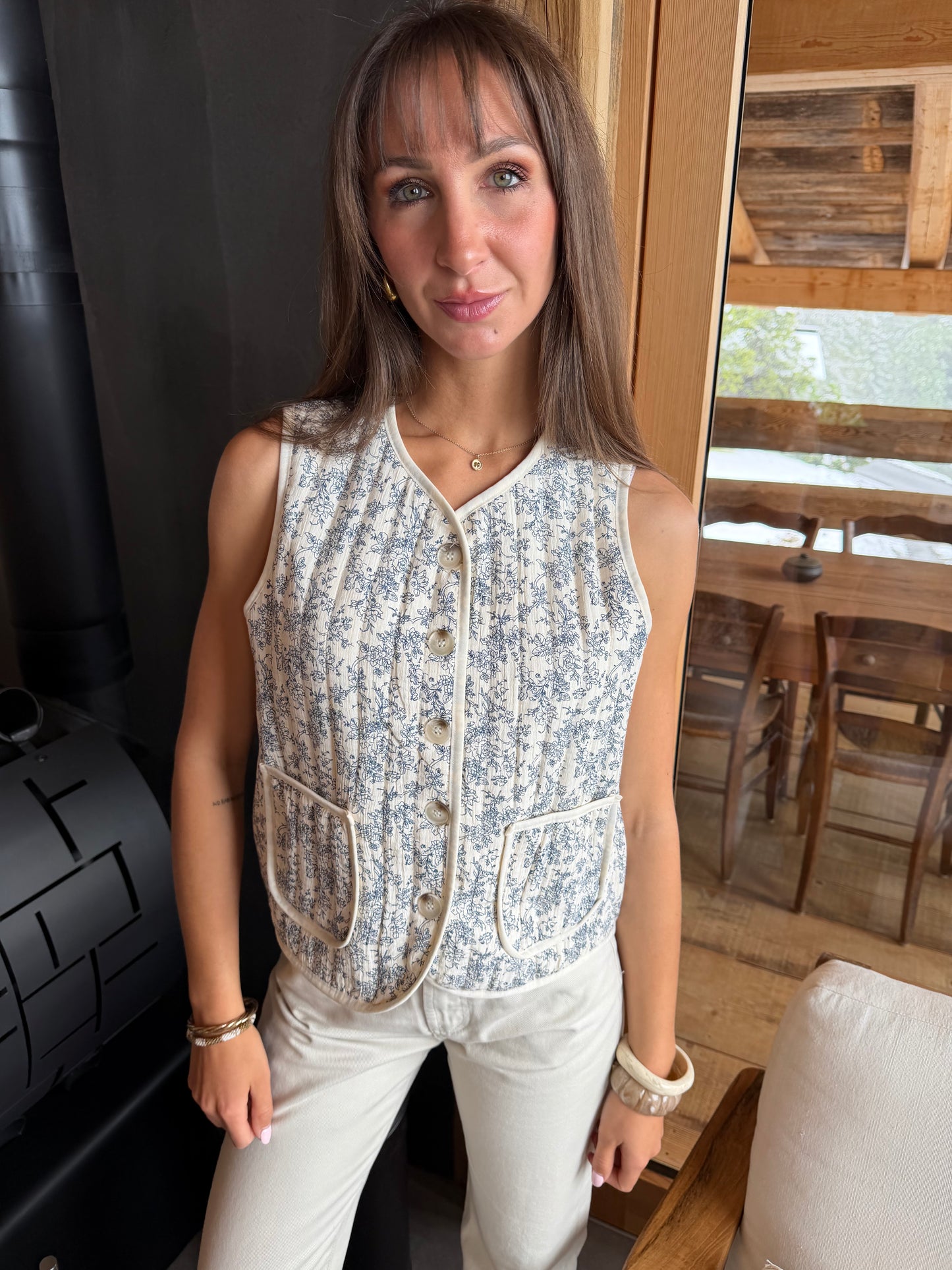 Gilet sans manches BLEUET