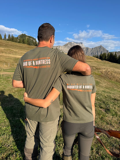 Tee-Shirt DAD OF A HUNTRESS