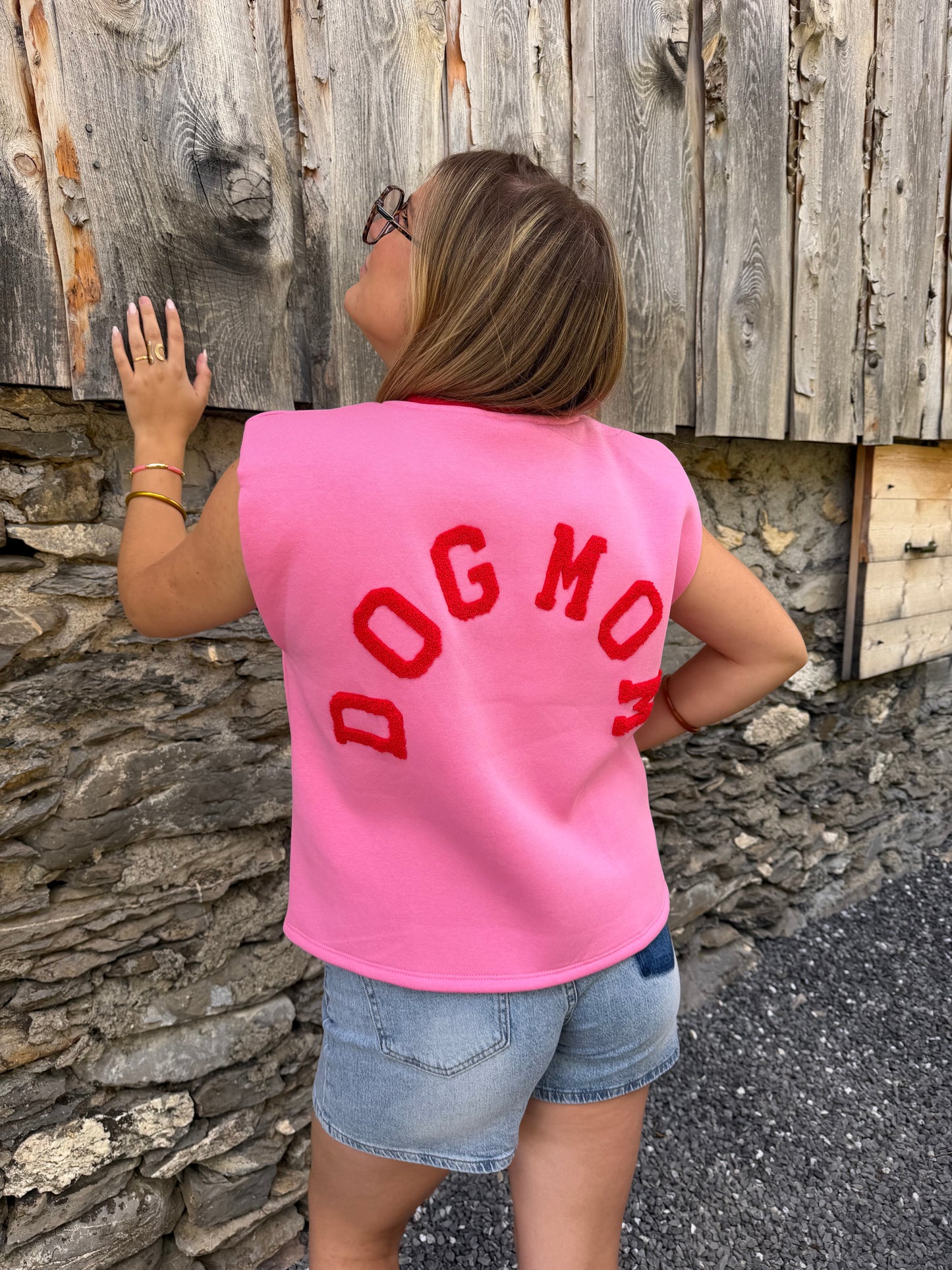 Sweat sans manches DOG MOM 🇮🇹