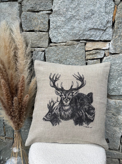 Coussin carré GRAND GIBIER