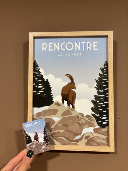 Coffret cadre & magnette ANIMAUX