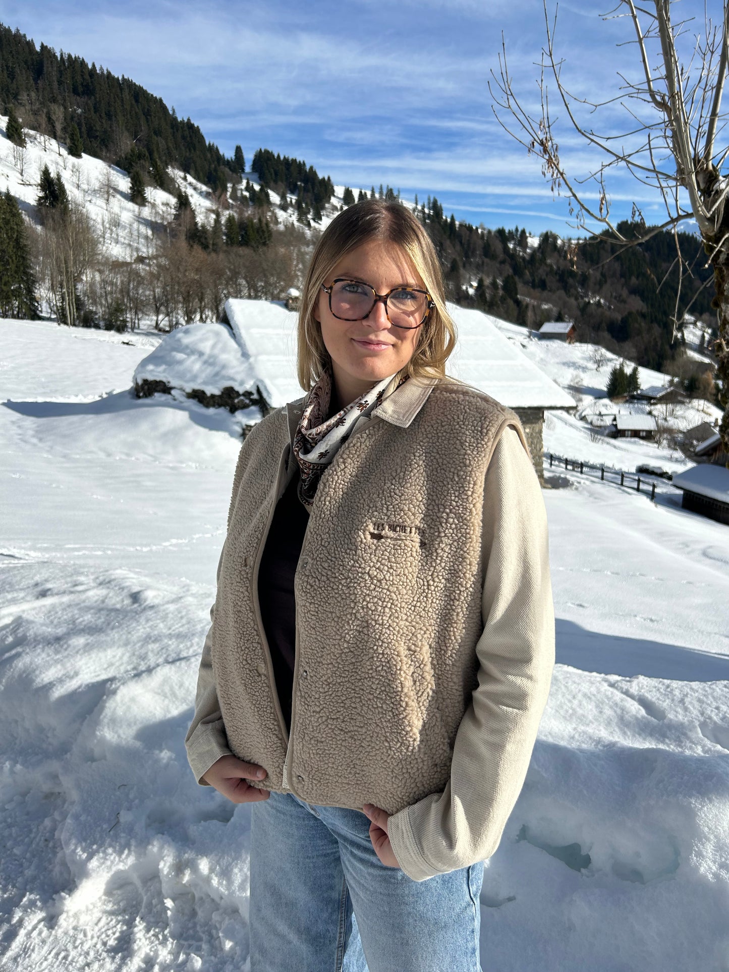 Gilet sans manches CERF LES BICHETTES