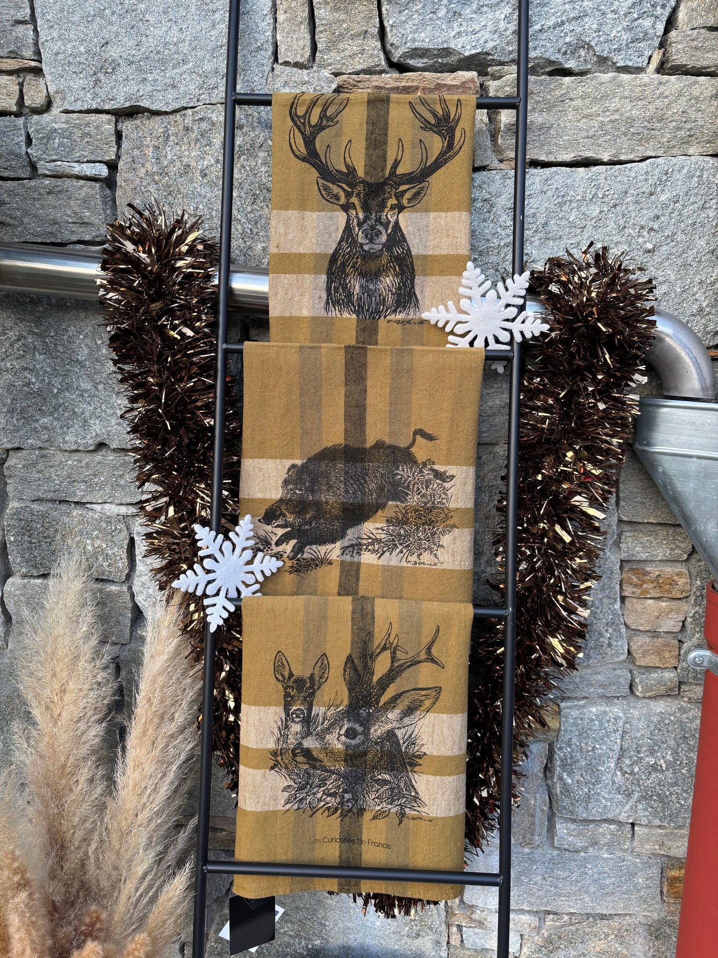 Coffret 3 torchons GRAND GIBIER