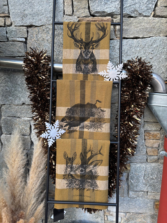 Coffret 3 torchons GRAND GIBIER