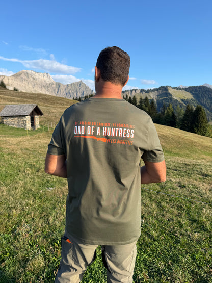 Tee-Shirt DAD OF A HUNTRESS