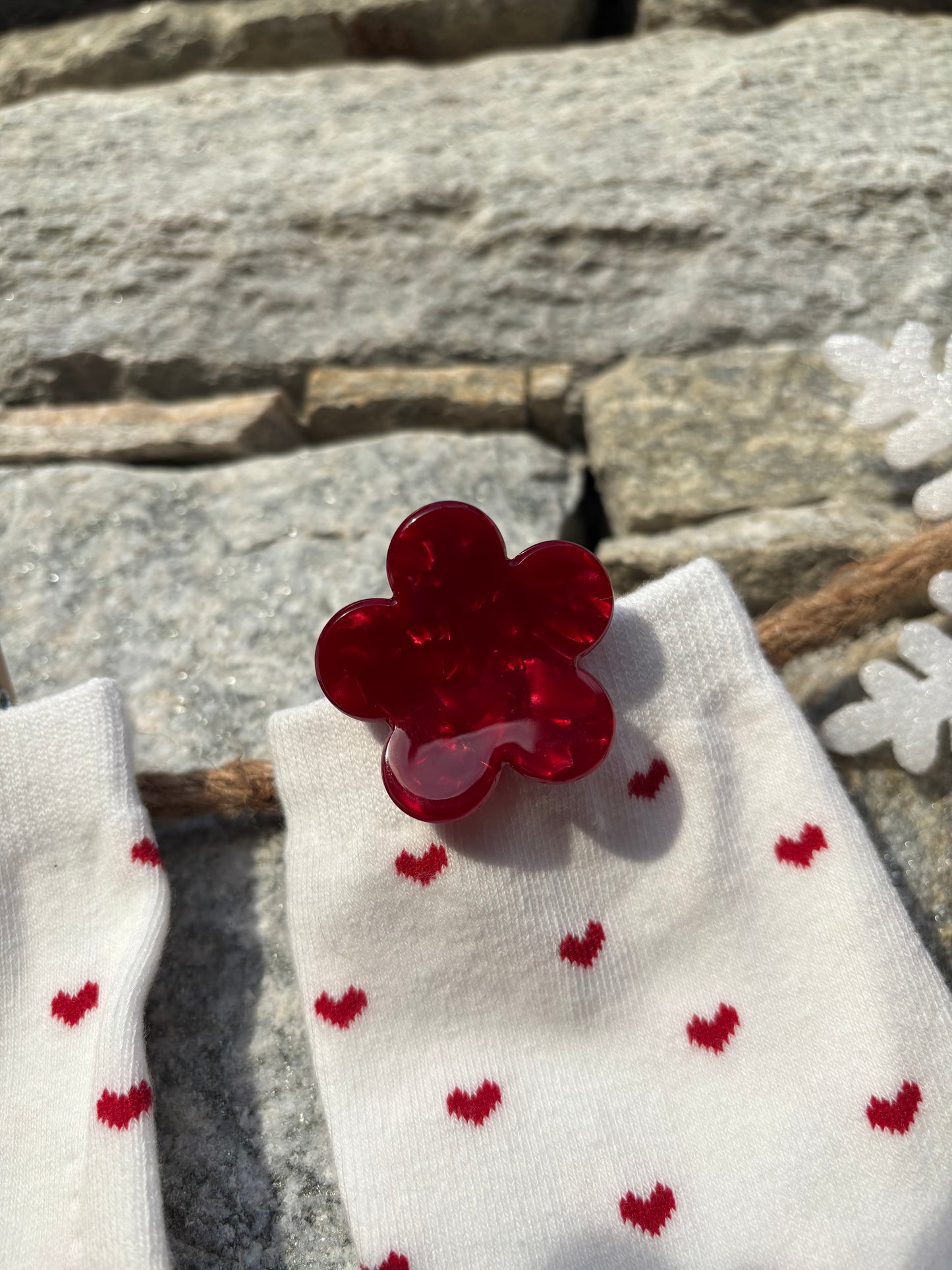 Coffret CHAUSSETTES CŒUR ET SA PINCE