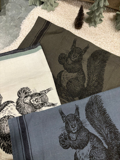 Coffret 3 torchons ÉCUREUIL