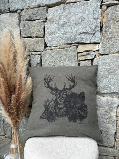 Coussin carré GRAND GIBIER