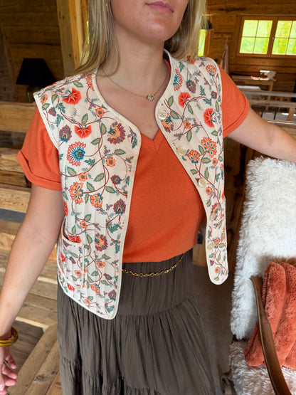 Gilet sans manches BLEUET