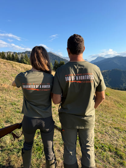 Tee-Shirt DAD OF A HUNTRESS