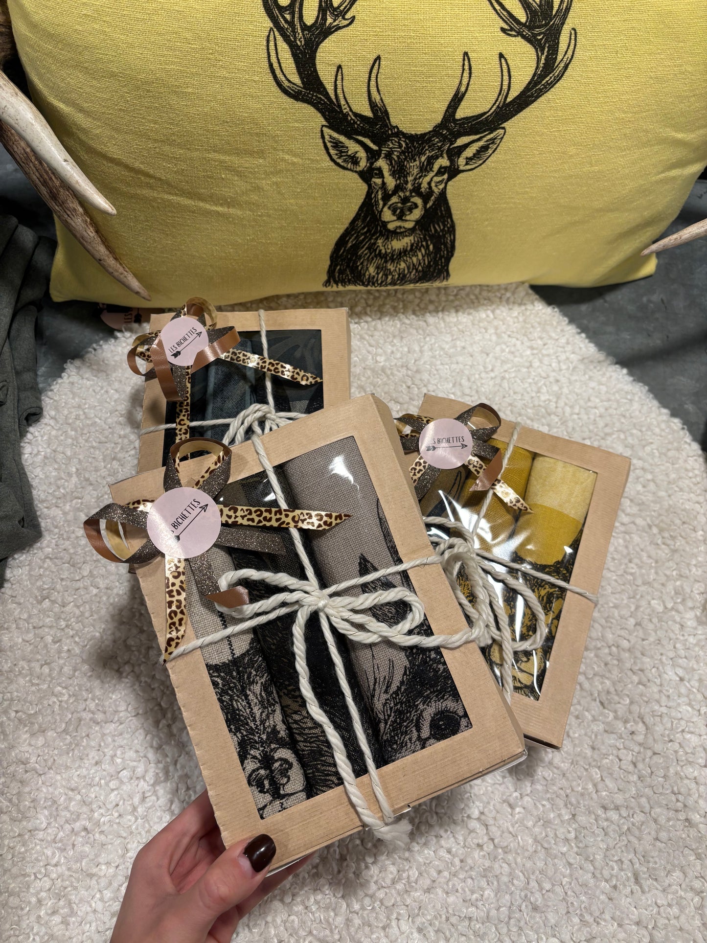 Coffret 3 torchons MIX