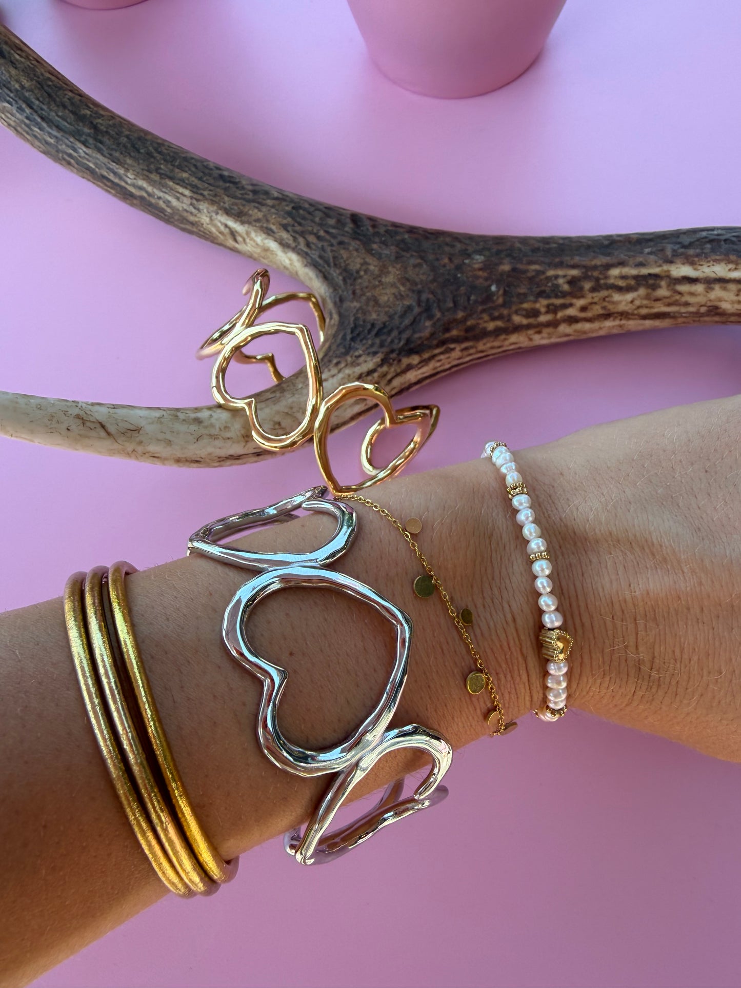 Bracelet CŒUR manchette