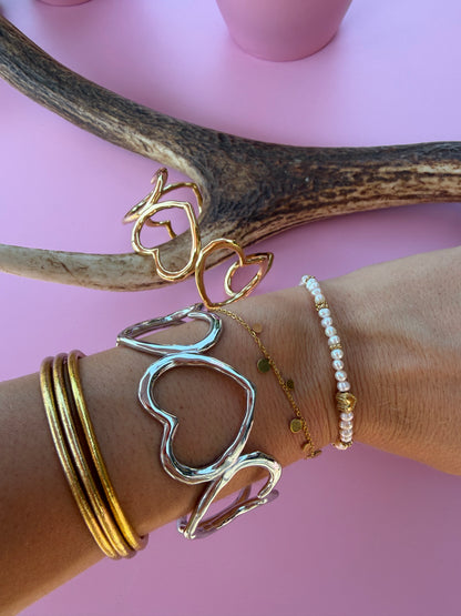 Bracelet CŒUR manchette