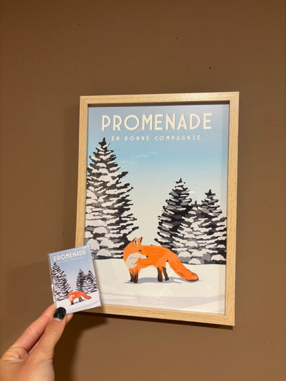 Coffret cadre & magnette ANIMAUX