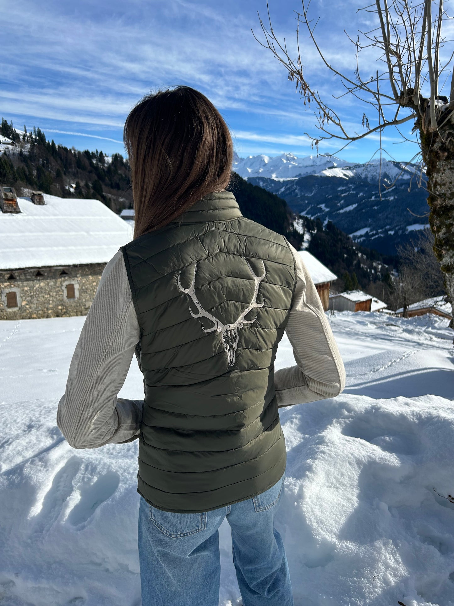 Doudoune sans manches CERF LES BICHETTES