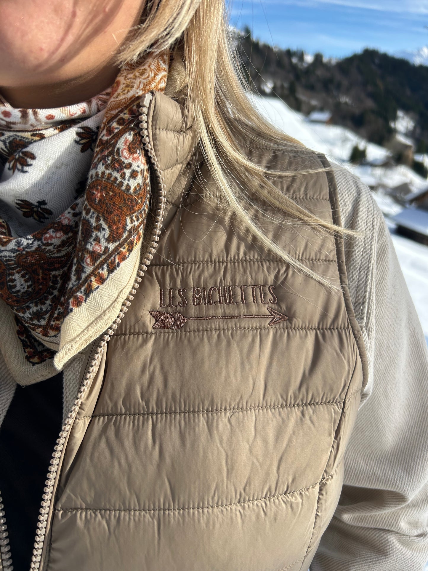 Doudoune sans manches CERF LES BICHETTES