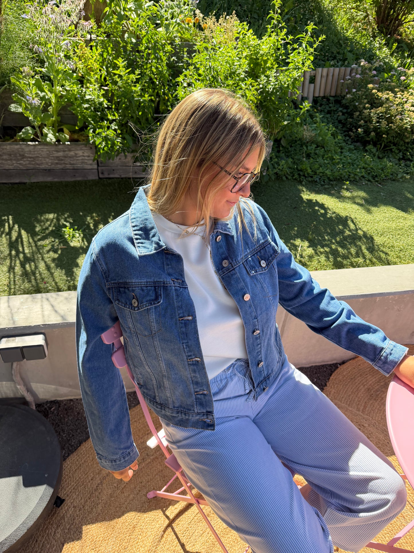 Veste en jean SABLE