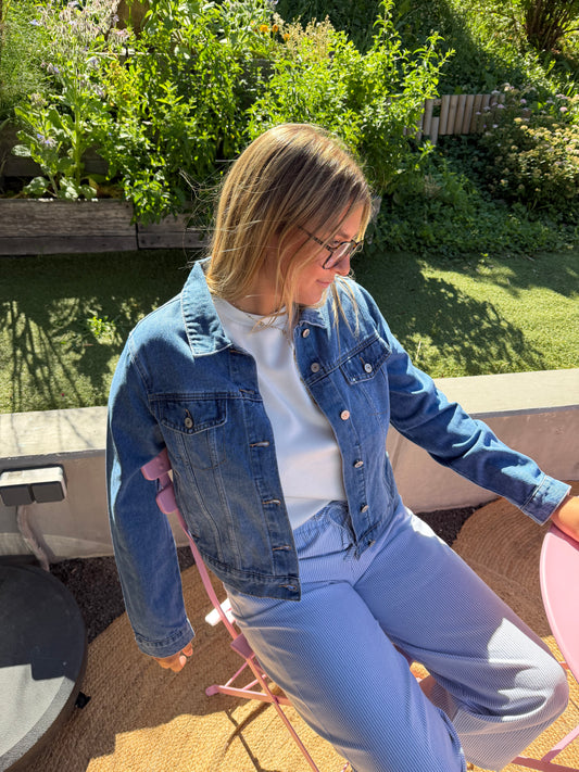 Veste en jean SABLE