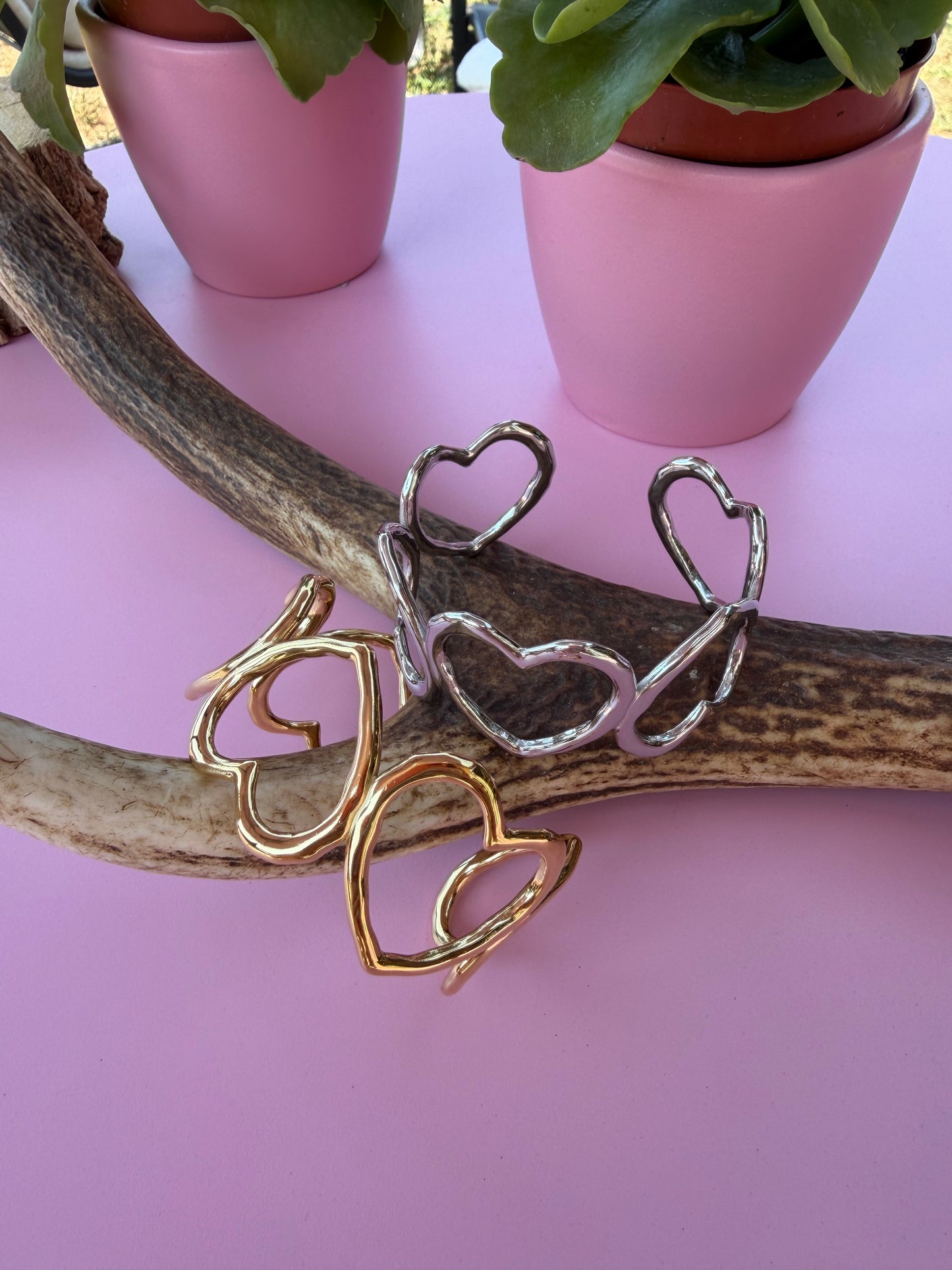 Bracelet CŒUR manchette