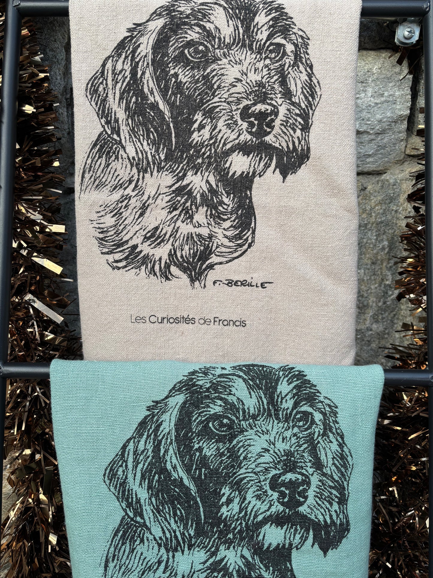 Coffret 2 torchons TECKEL