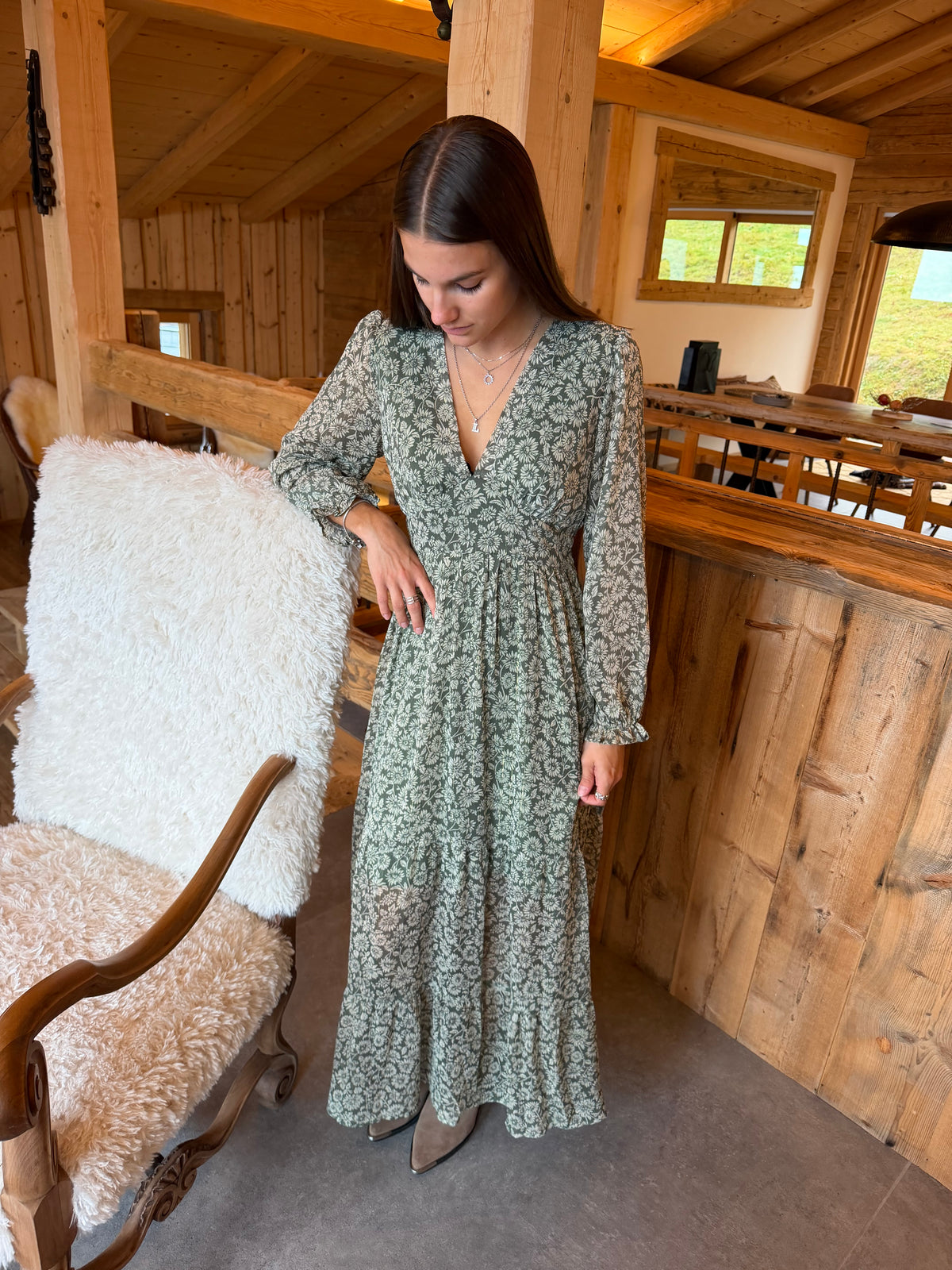 Robe VALENCIA manches longues
