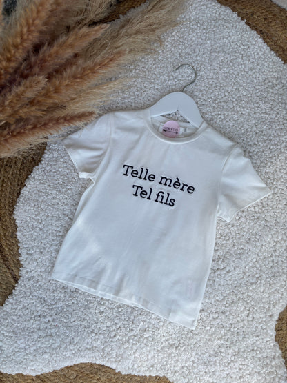 Tee-shirt TELLE MÈRE TEL FILS enfant