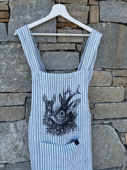 Tablier CHEVREUIL ET CHEVRETTE