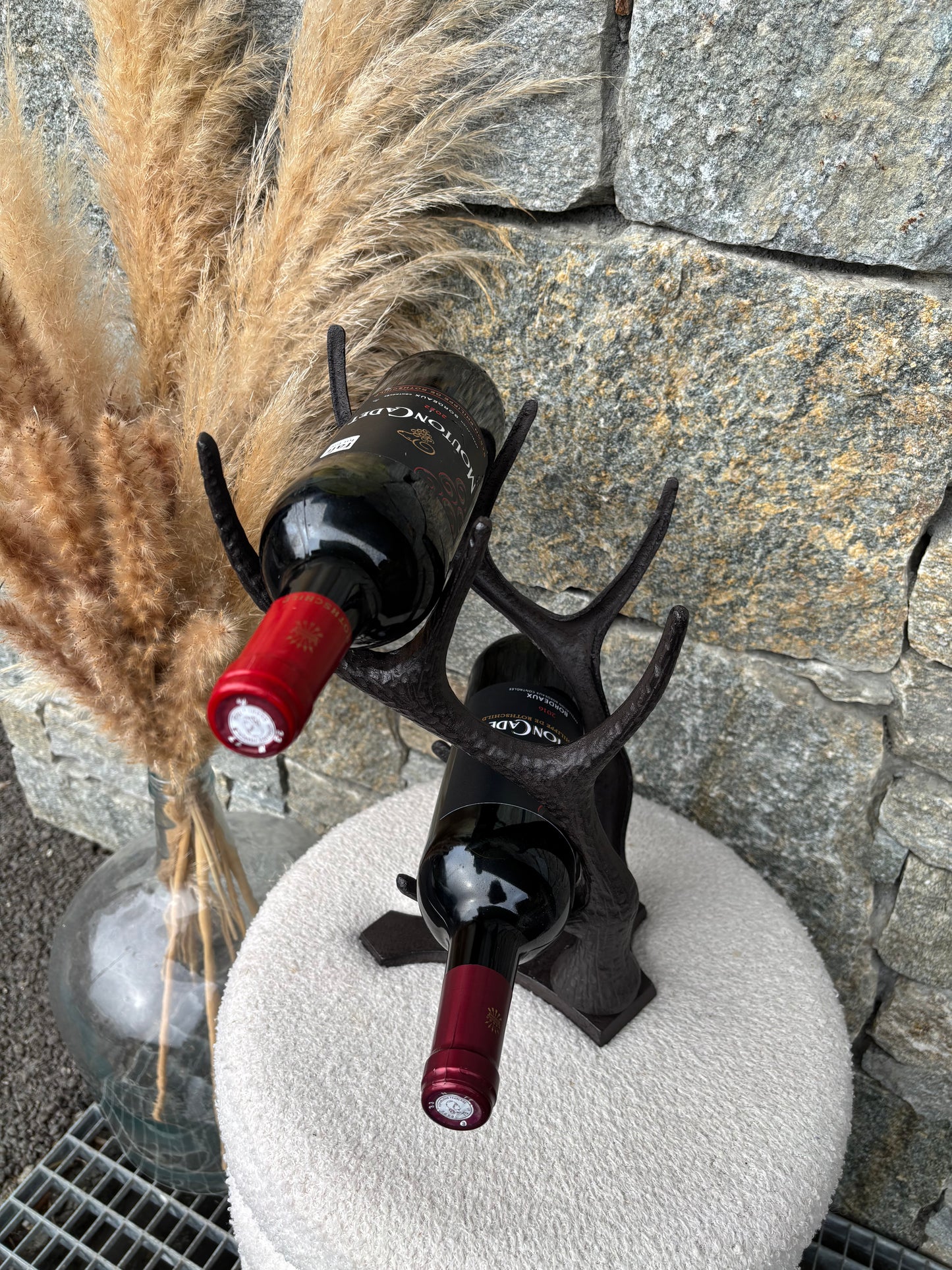 Support bouteilles BOIS DE CERF