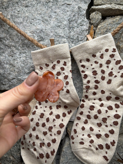 Coffret CHAUSSETTES LÉOPARD ET SA PINCE