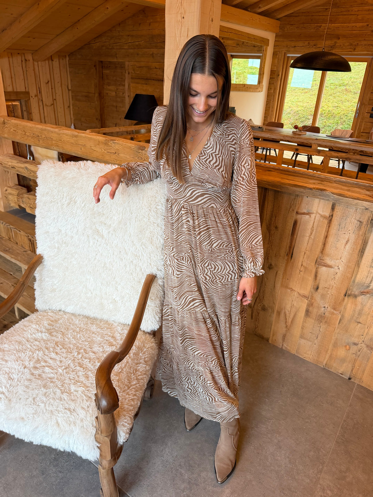 Robe VALENCIA manches longues
