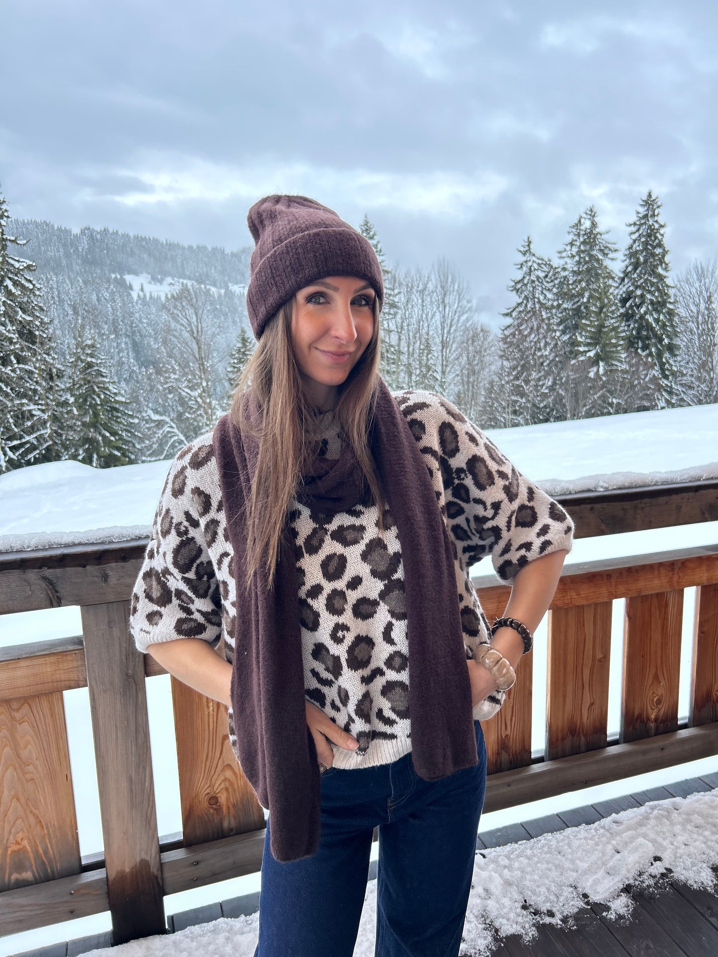 Ensemble bonnet + écharpe ALPI🇮🇹