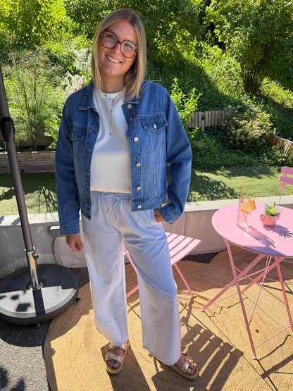 Veste en jean SABLE