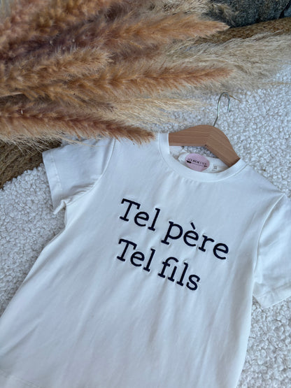 Tee-shirt TEL PÈRE TEL FILS enfant
