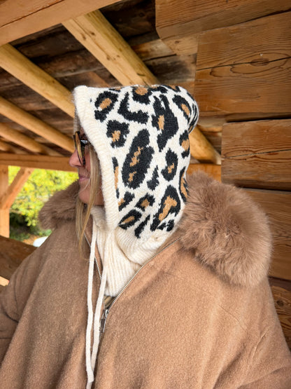 Cagoule léopard