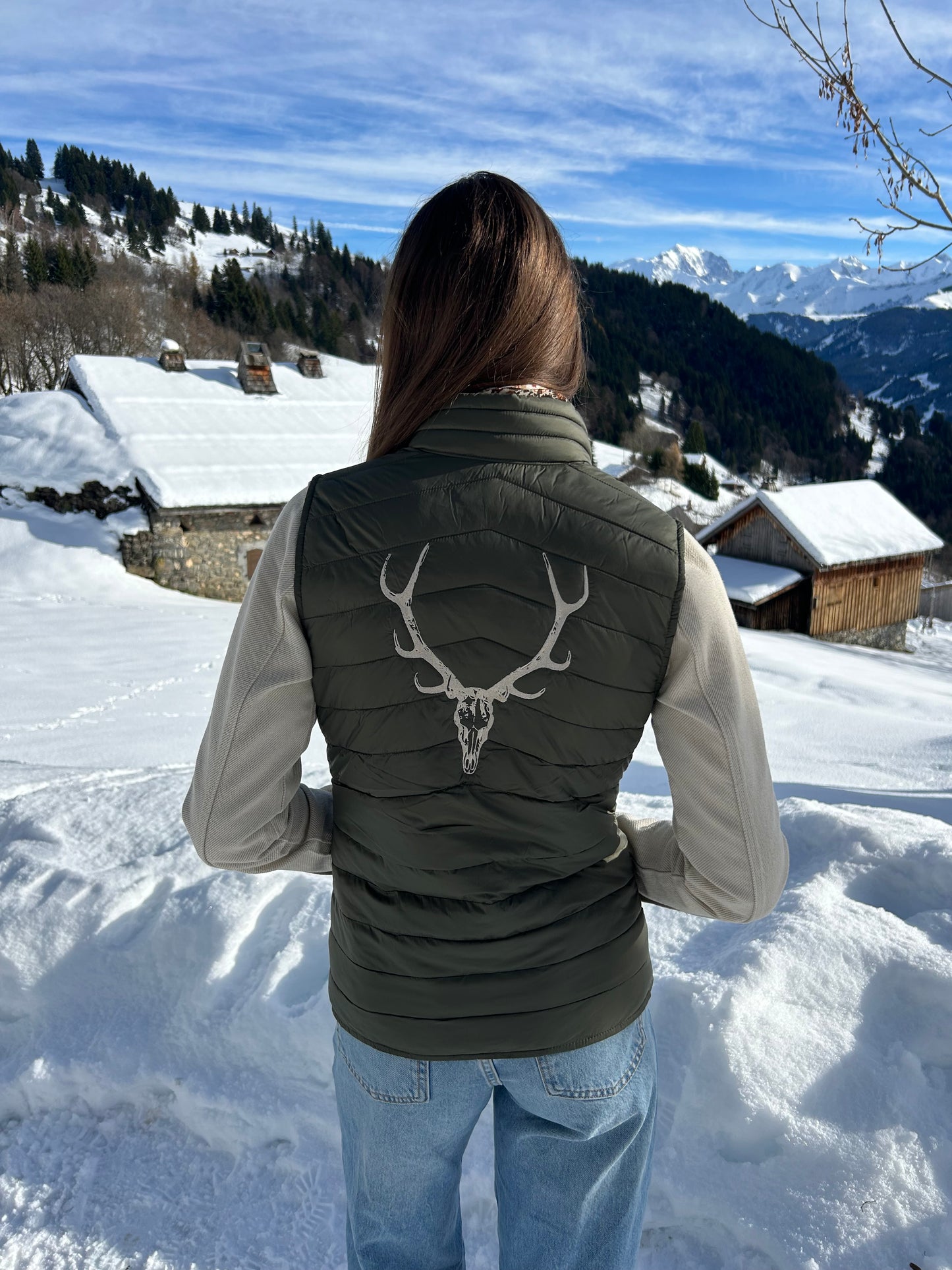 Doudoune sans manches CERF LES BICHETTES