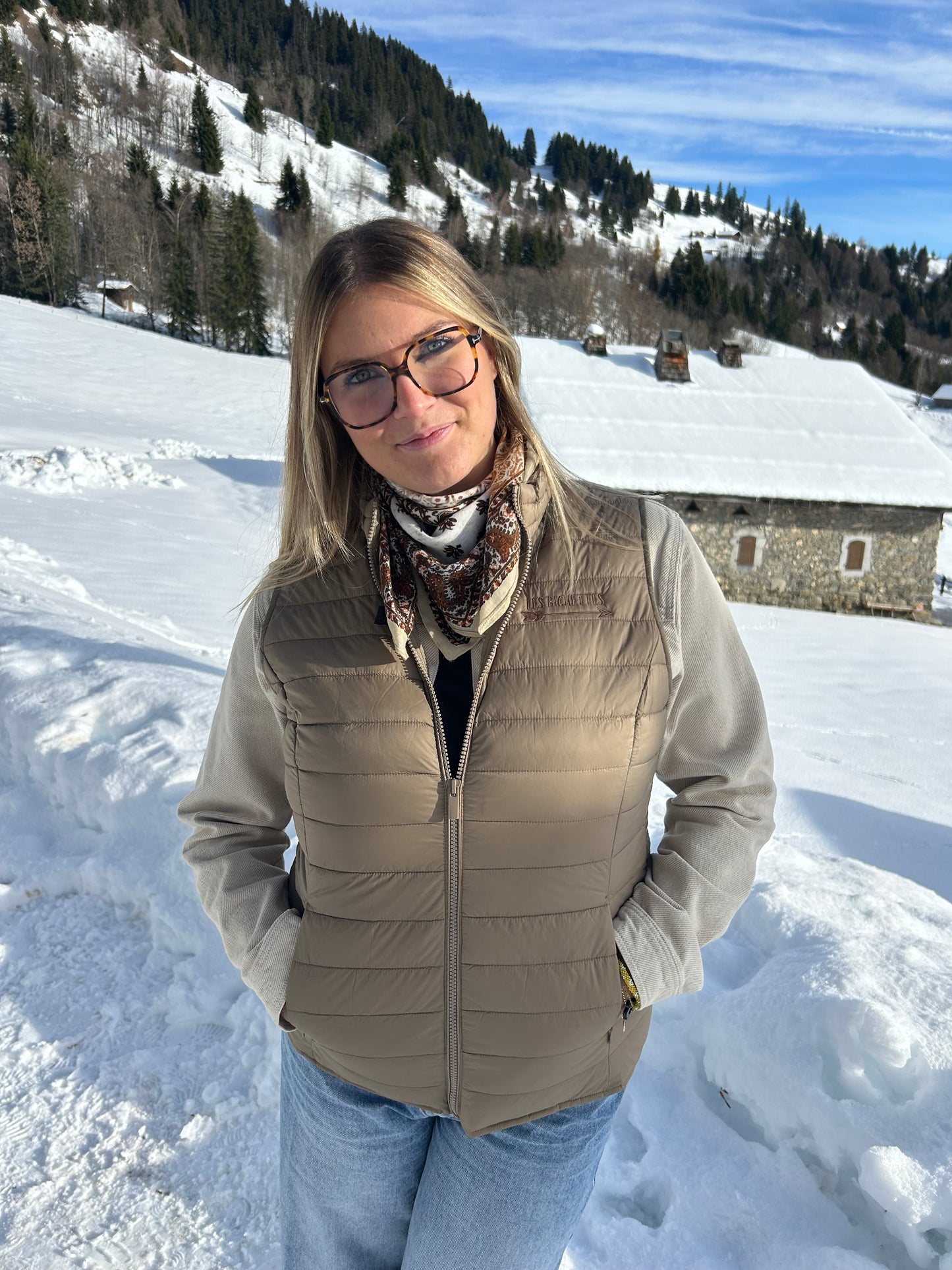 Doudoune sans manches CERF LES BICHETTES