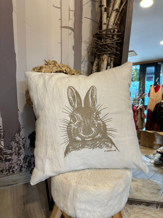 Coussin carré LAPIN