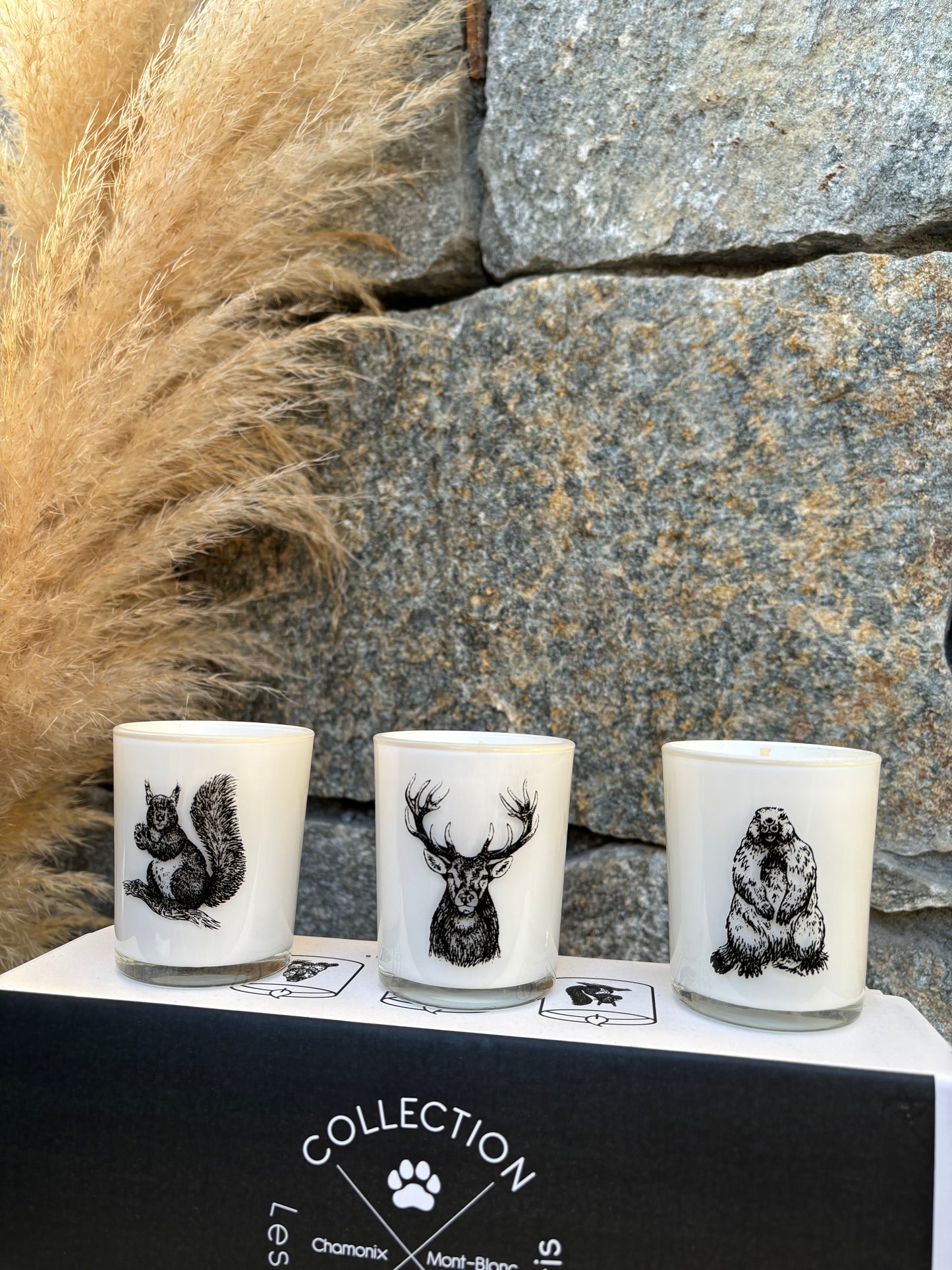 Coffret 3 bougies CERF