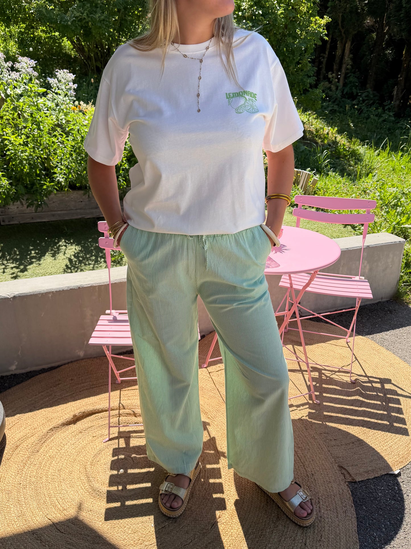Pantalon rayé PROVENCE