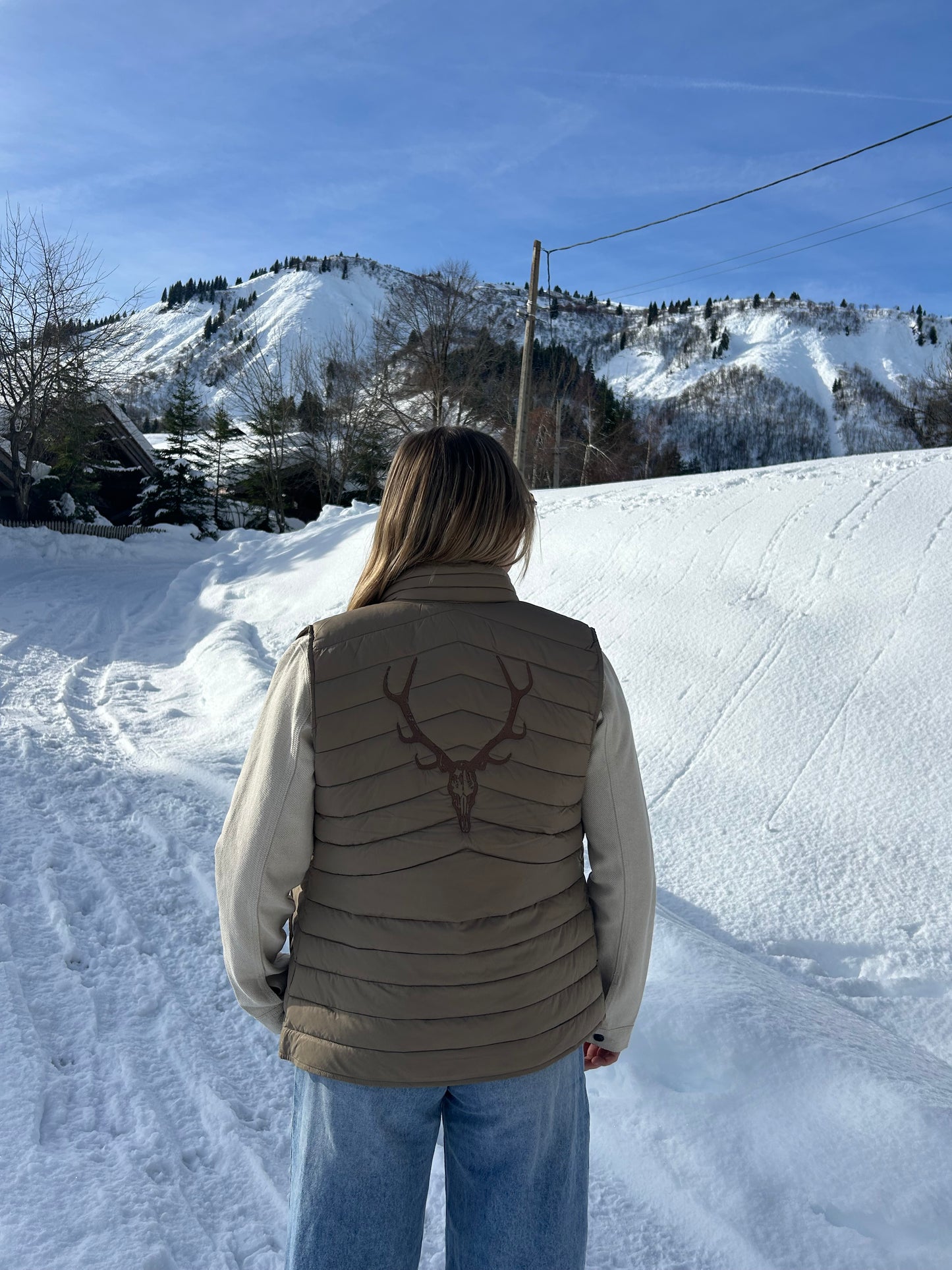 Doudoune sans manches CERF LES BICHETTES