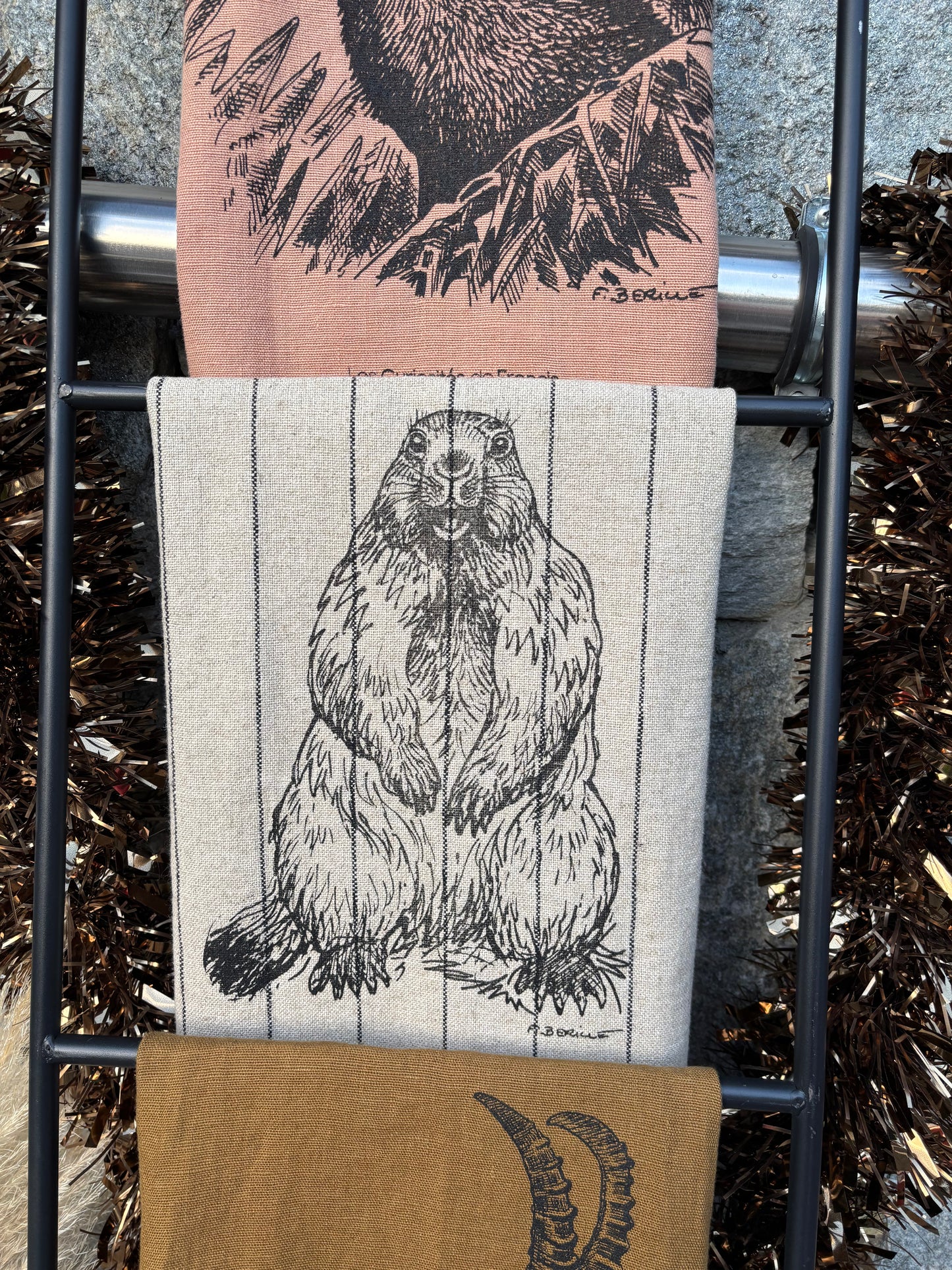 Coffret 3 torchons MONTAGNE