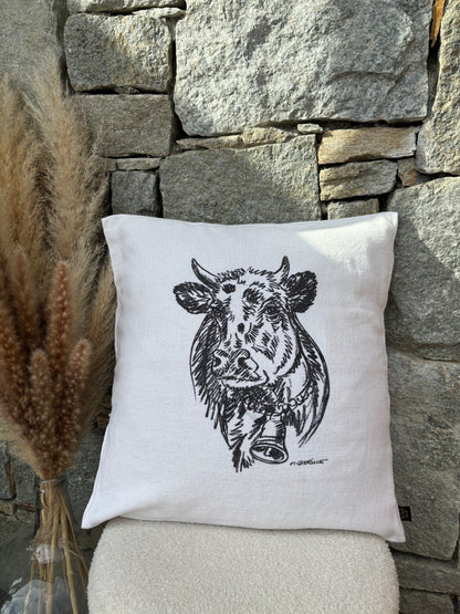 Coussin carré VACHE