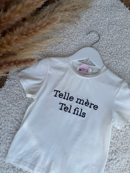 Tee-shirt TELLE MÈRE TEL FILS enfant