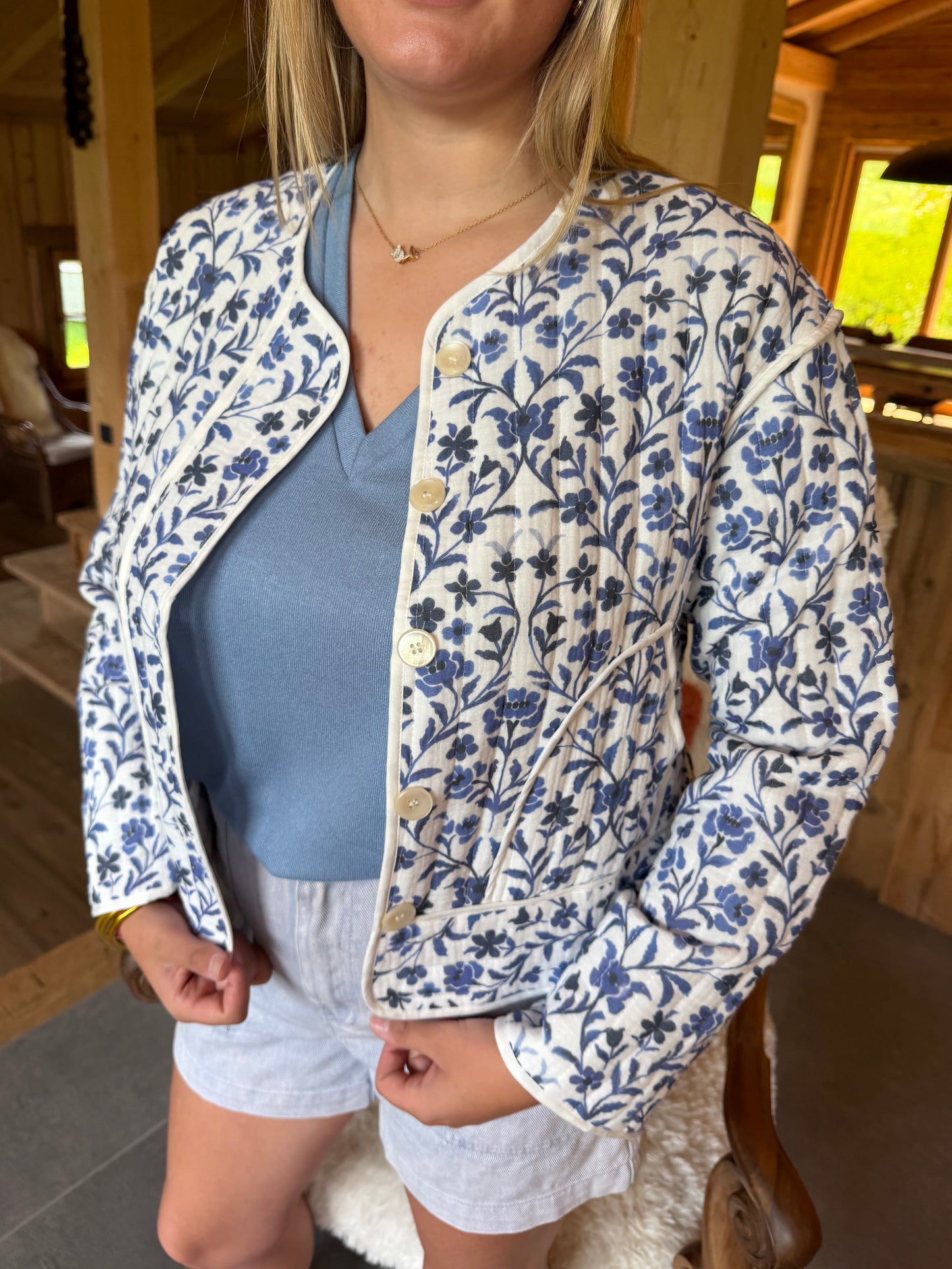 Veste BLEUET