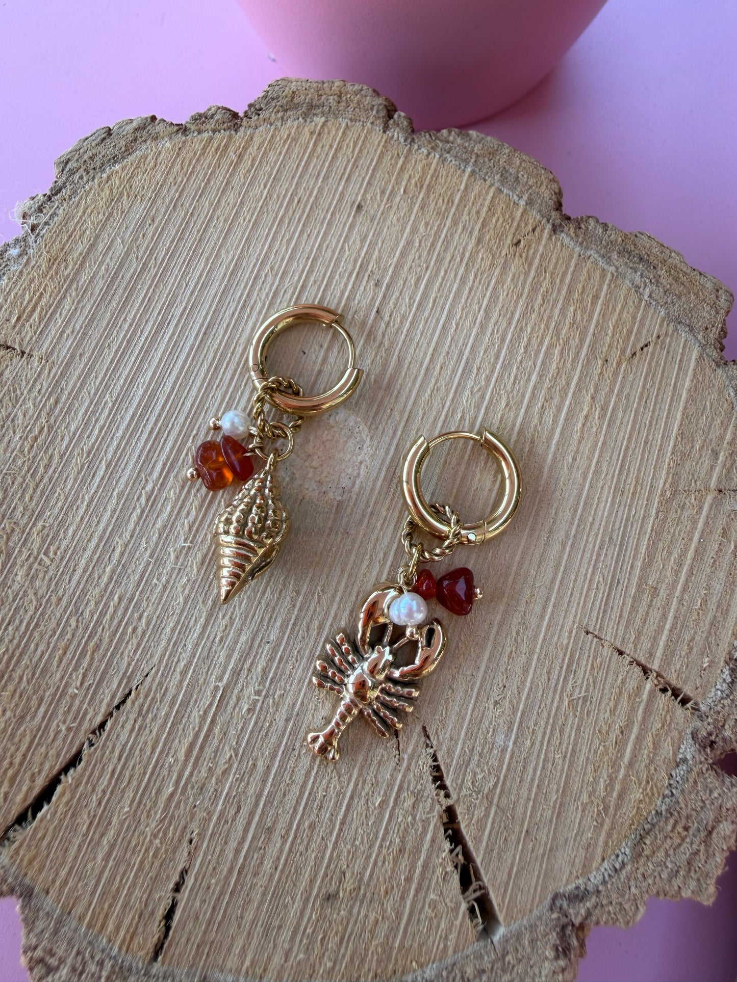 Boucles d’oreilles ÉCREVISSE